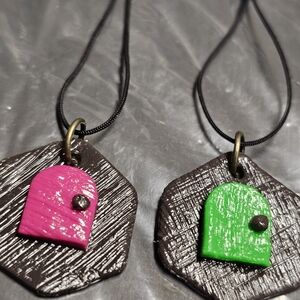 Spooky Door Earrings Or Charms